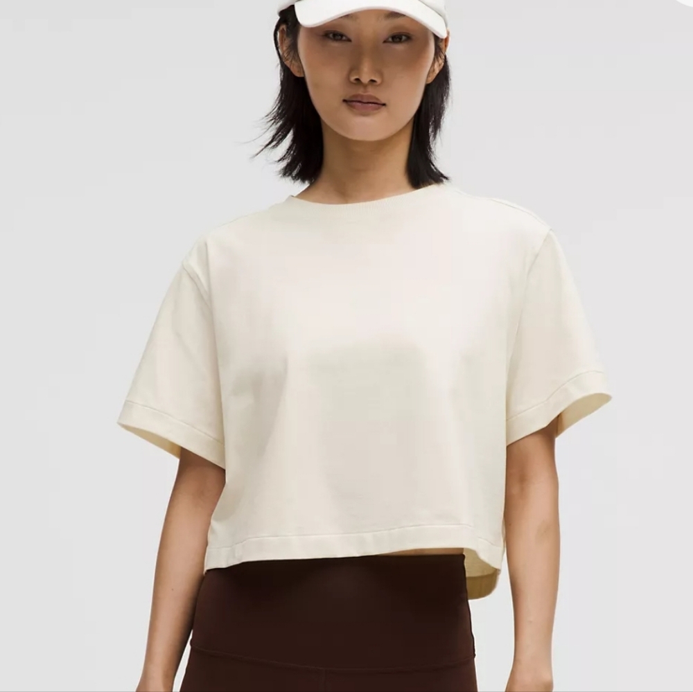All Yours Organic Cotton Cropped T-shirt